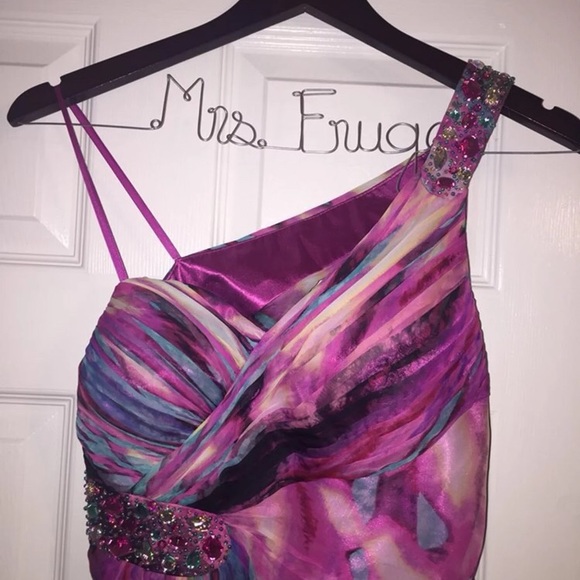 Multi Color Formal Gown - Picture 2 of 6